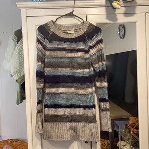 Between Me & You Blue Stripped Sweater
